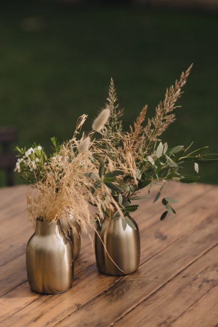 Photography of the centerpieces